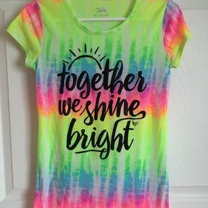 A tie die tee
